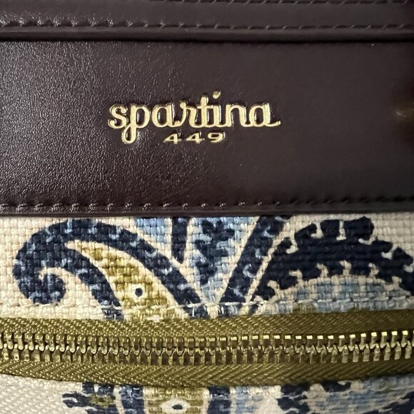 Spartina 449 Daufuskie Island Juliette Paisley Purse Linen Canvas Shoulder Bag - Picture 4 of 14